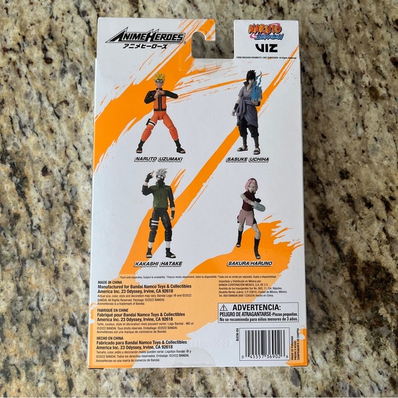 Anime Heroes Naruto Shippuden Sasuke Uchiha 6.5" scale figure play or display - Picture 4 of 8